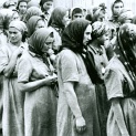 Women in the Concentration Camp getting ready for the dreaded inspection