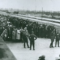 Auschwitz 1944 probably late May - June.Nazis asses built extra train tracks which pulled up close to the gas chambers.It allowed them to gas over 10,000 per day.<br />The Nazis had more than one gas chamber with crematorium in Auschwitz-Birkenau.Millions of Jews & Non-Jews went up the chimney in Auschwitz.